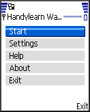 main menu of wavelab